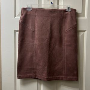 Mauve Swede like skirt